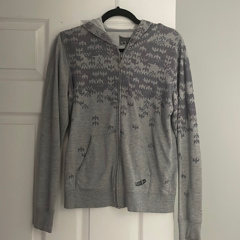 Volcom zip up hoodie size large